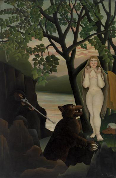 Unpleasant Surprise (Mauvaise surprise) Henri Rousseau